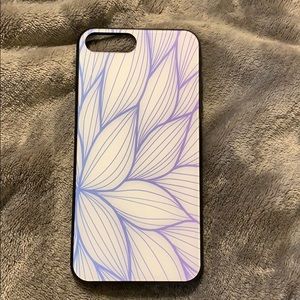 ombré flower iphone 6/7/8 plus case